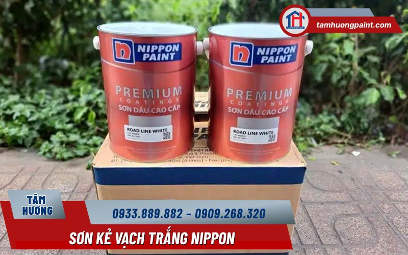 Sơn Nippon Road Line màu trắng – Chuẩn mực cho mọi tuyến đường