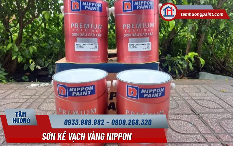 Sơn Nippon Road Line màu vàng – Nổi bật, dẫn hướng rõ ràng