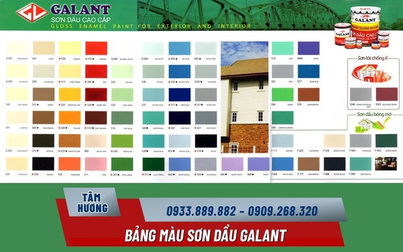 Đặc điểm nổi bật của Sơn dầu Galant 515 Light Green – Bền màu, bám dính tốt, giá hợp lý