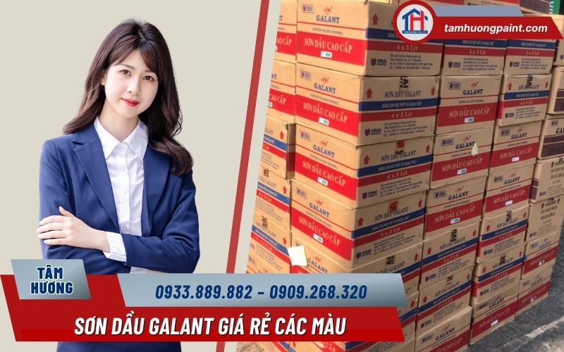 Sơn Dầu Galant 520 Lemon Yellow Giá Tốt Tại Sơn Tâm Hương