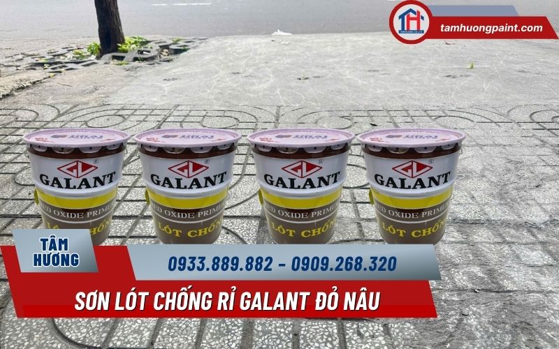 Sơn Lót Chống Rỉ Galant Đỏ Nâu Là Gì?