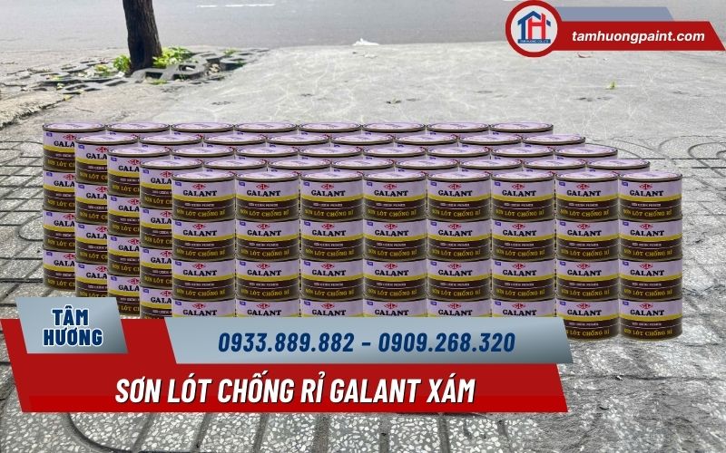 Sơn lót chống rỉ Galant màu xám là gì?
