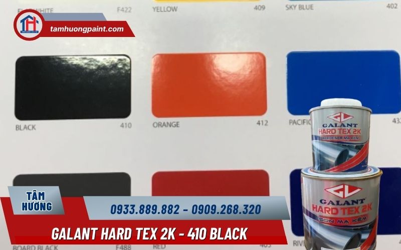 Galant Hard Tex 2K màu 410 – Sắc đen chuẩn kỹ thuật, chuẩn thẩm mỹ