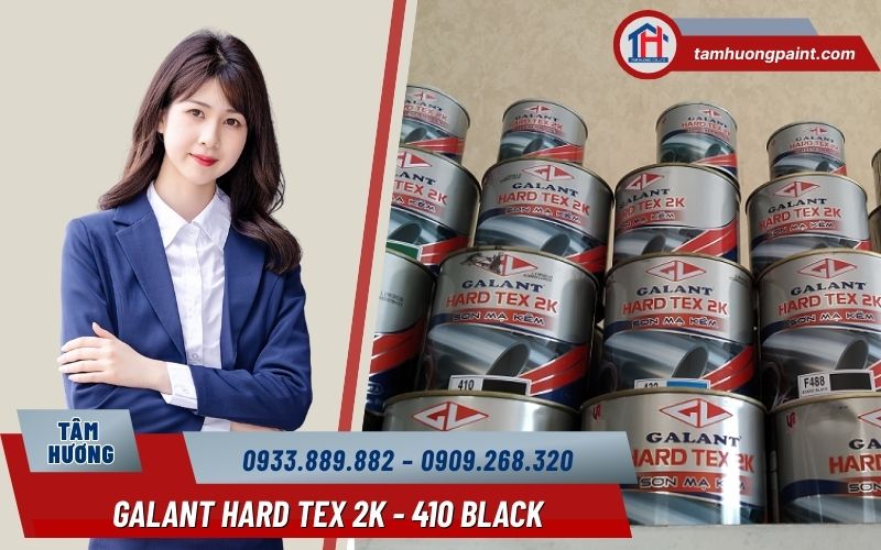 Vì sao nên mua Galant Hard Tex 2K 410 Black tại Công ty sơn Tâm Hương?