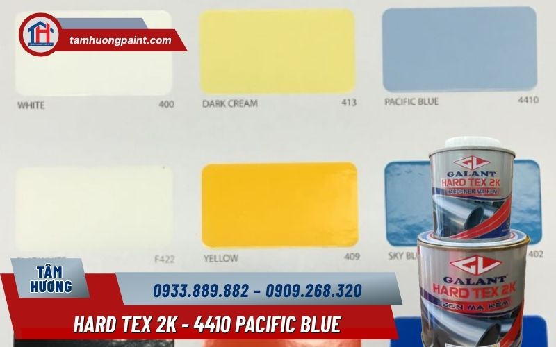 Sơn mạ kẽm Galant 4410 – Gam màu Pacific Blue mang tinh thần kỹ thuật hiện đại