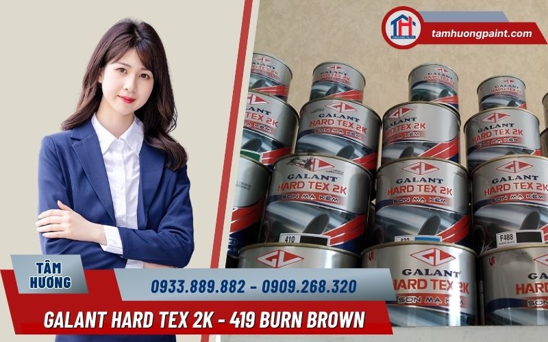 Vì sao nên mua Sơn Mạ Kẽm Galant Hard Tex 2K 419 tại Công ty sơn Tâm Hương?