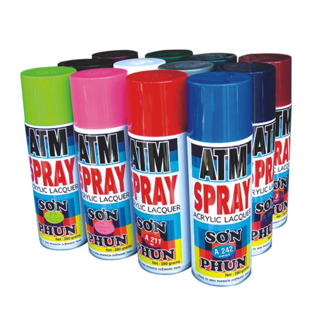 Sơn Xịt ATM A70 Honda Grey