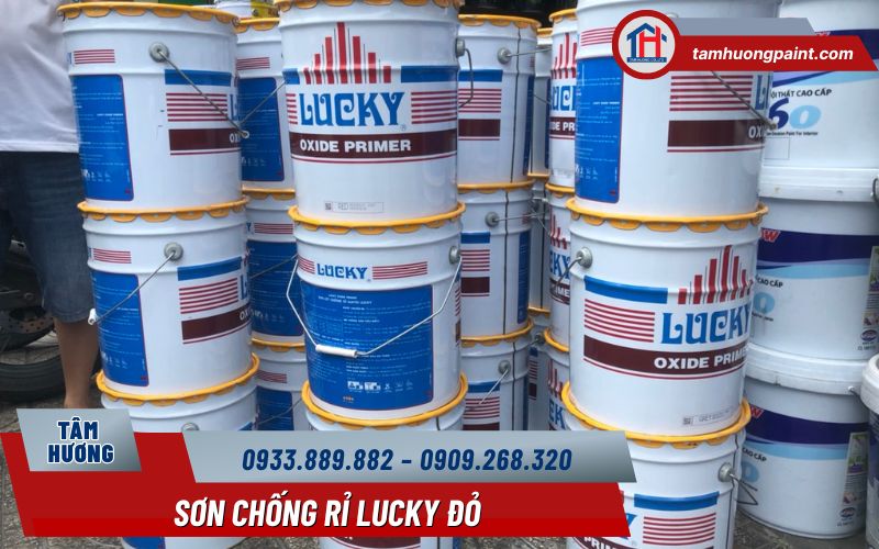 Thông số kỹ thuật sơn chống rỉ Lucky đỏ