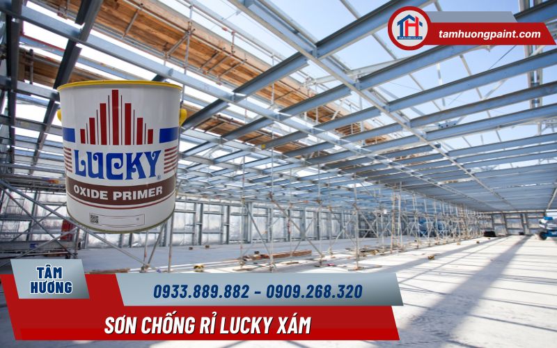 Sơn lót chống gỉ màu xám – lớp nền quyết định độ bền sơn phủ