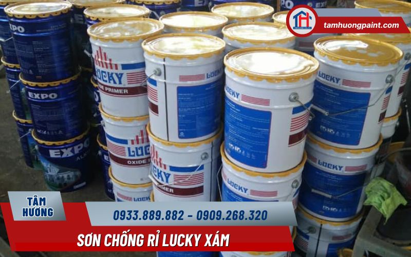 Thông số kỹ thuật sơn chống rỉ Lucky xám