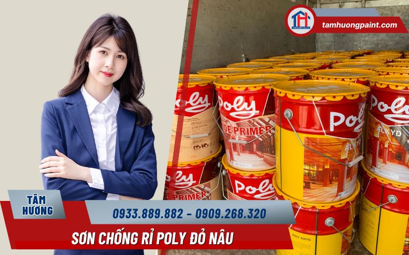 Mua sơn chống rỉ màu đỏ nâu ở đâu để không mua nhầm?