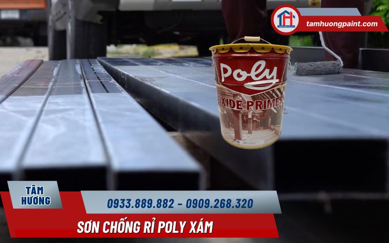 Hướng dẫn thi công Sơn Chống Rỉ Poly Xám đúng kỹ thuật