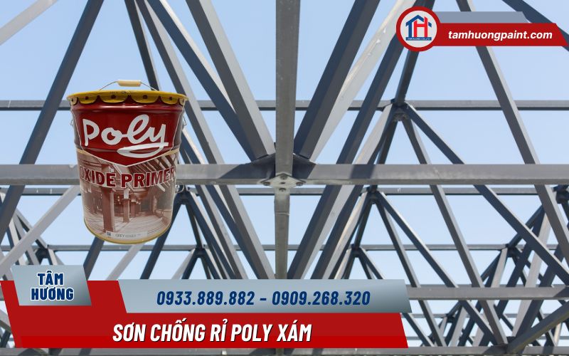 Ứng dụng phổ biến của Sơn Chống Rỉ Poly Xám