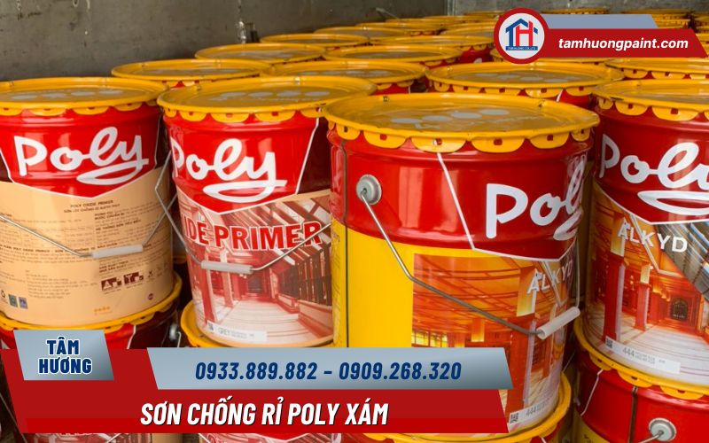 Thông số kỹ thuật Sơn Chống Rỉ Poly Xám