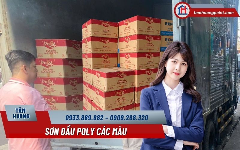 Giá sơn dầu poly màu bạc hiện nay trên thị trường