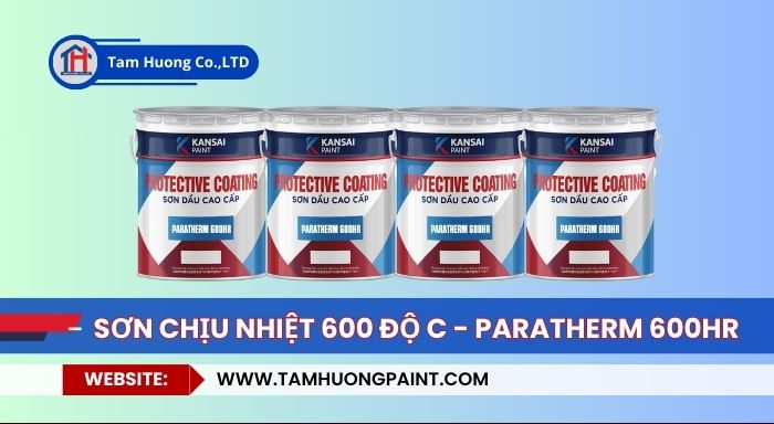 Hệ thống sơn cho Sơn chịu nhiệt 600 độ C Paratherm 600HR