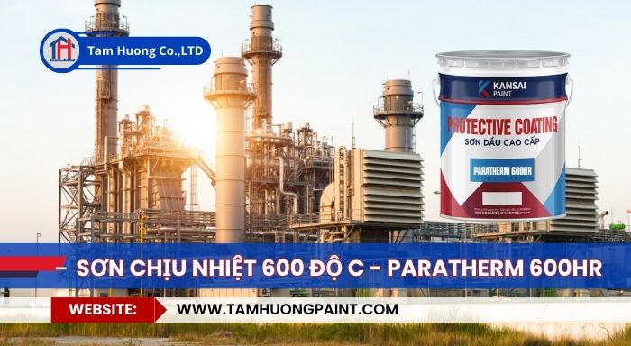 thi công Sơn chịu nhiệt Paratherm 600HR