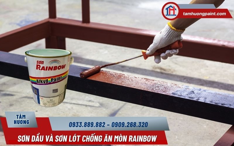 Sử dụng sơn dầu Rainbow & sơn lót chống ăn mòn Rainbow