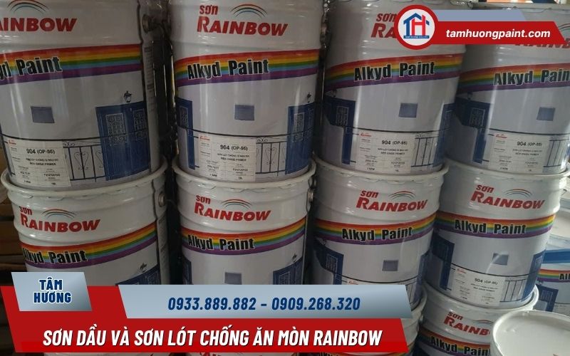 báo giá sơn dầu và sơn lót chống ăn mòn Rainbow