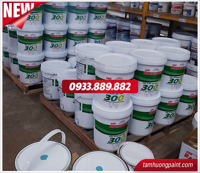 Tìm hiểu Sơn nước nội thất Rainbow 300 màu trắng