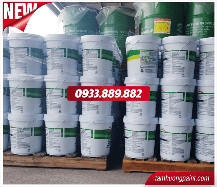 Đặc điểm Sơn nước nội thất Rainbow 300 màu trắng