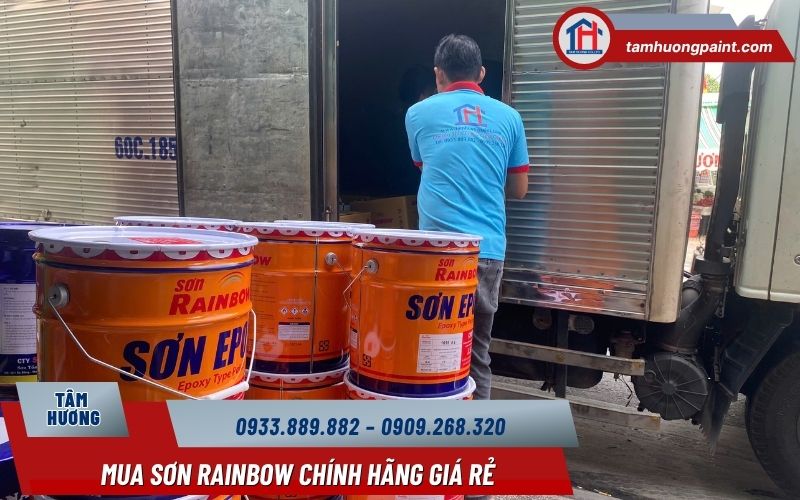 Mua sơn Rainbow chính hãng giá rẻ tại Bình Dương
