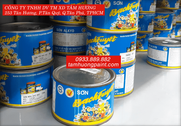 Sơn dầu Bạch Tuyết giá rẻ tại TPHCM