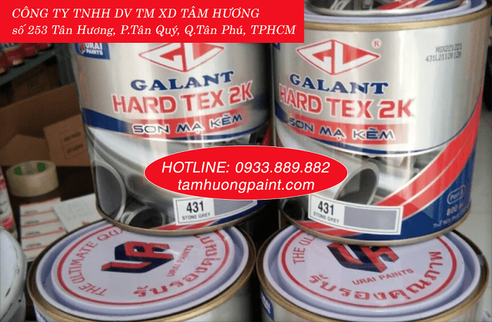 Tìm hiểu Sơn mạ kẽm Galant Hard Tex 2K giá rẻ tại TPHCM