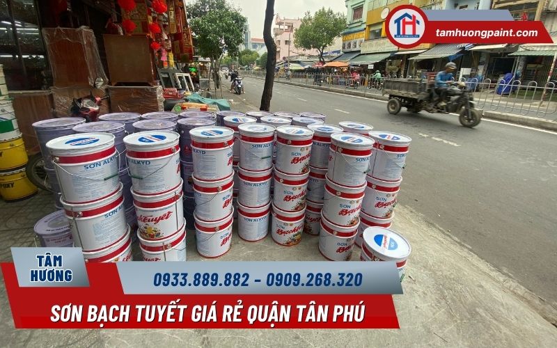 SƠN BẠCH TUYẾT GIÁ RẺ QUẬN TÂN PHÚ - CTY SƠN TÂM HƯƠNG