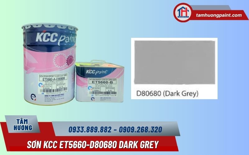 Đặc điểm màu Dark Grey D80680 trong thiết kế sàn công nghiệp