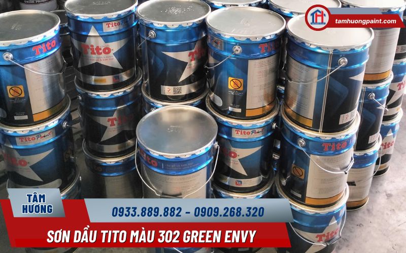 Sơn dầu TiTo màu 302 – Giải pháp thẩm mỹ cho kim loại và gỗ