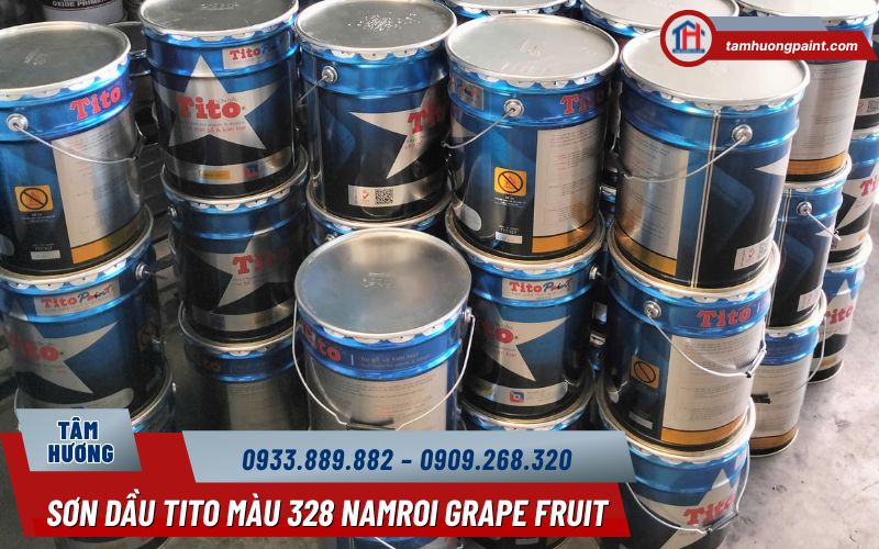 Sơn Dầu TiTo Màu 328 – Gam Màu Namroi Grape Fruit Trên Nền Alkyd