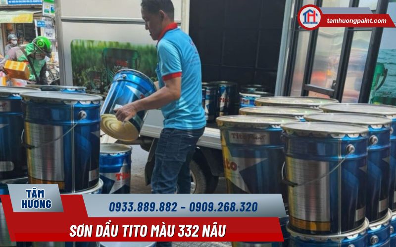 Mua Sơn Dầu TiTo Màu 332 Nâu Woods Style Ở Đâu Uy Tín?