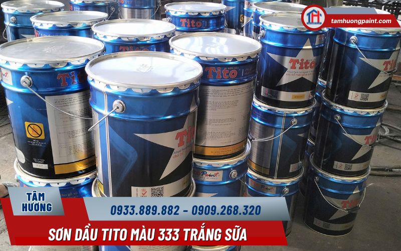 Sơn Dầu TiTo Màu 333 Trắng Sữa Là Gì?