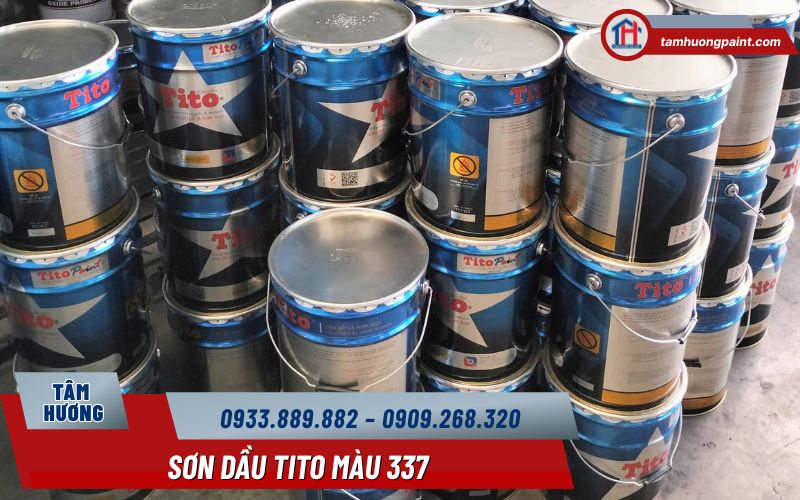 Sơn Dầu TiTo Màu 337 – Gam Màu Xanh Lục Vàng Nhạt Dễ Dùng, Ít Rủi Ro