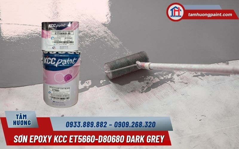 Thi công sơn epoxy KCC ET5660-D80680 