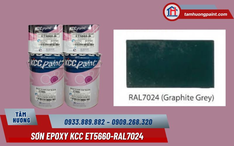 Đặc điểm màu ET5660- RAL 7024 