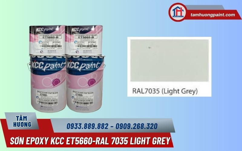Đặc điểm màu ET5660-RAL 7035 