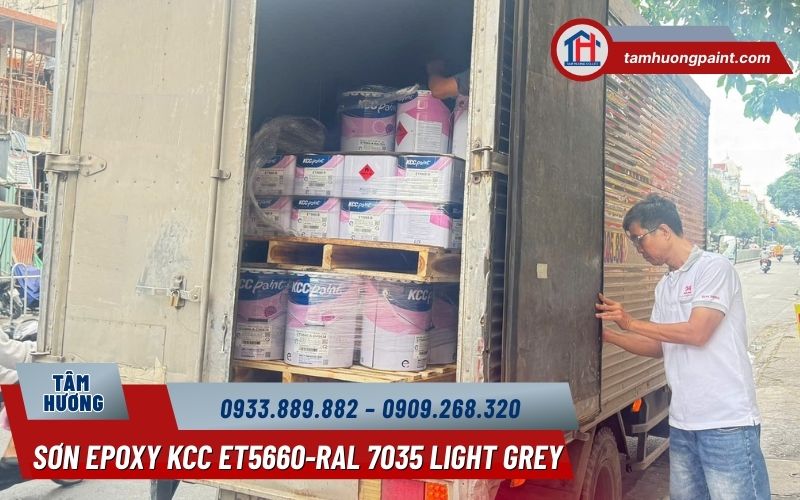 Ứng dụng sơn epoxy ET5660-RAL 7035