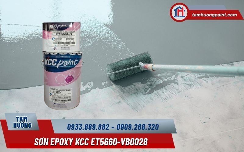 Thi công Sơn Epoxy KCC ET5660-VB0028