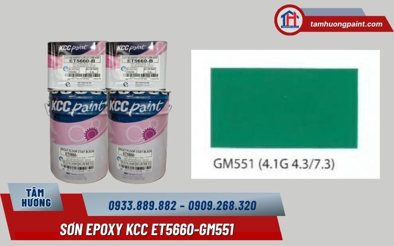 Màu Sơn Epoxy KCC ET5660-GM551