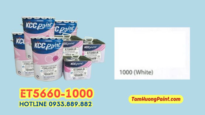 Bảng màu sơn kcc et5660-1000