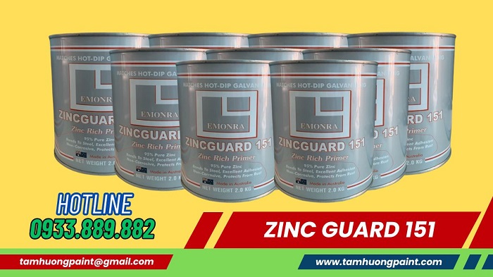 Báo giá sơn mạ kẽm lạnh Zinc guard 151