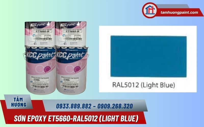 Màu Light Blue chuẩn RAL 5012 – thẩm mỹ cao