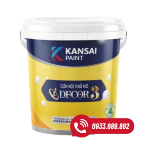 Sơn Kansai I DECOR 3 Trong Nhà