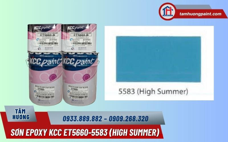 Thông số kỹ thuật sơn phủ epoxy KCC ET5660-5583