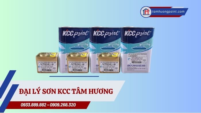 Sơn Polyurethane KCC UT6581-4427 Haze Green