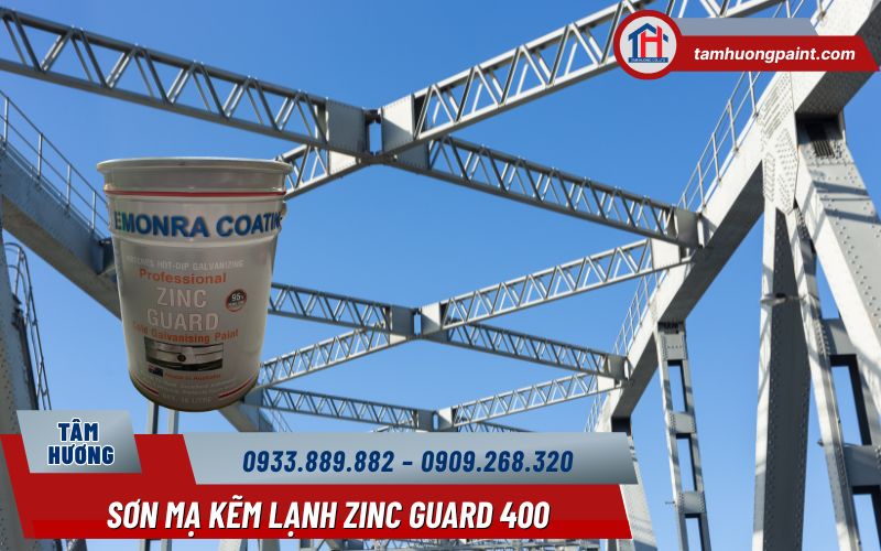 Sơn mạ kẽm lạnh 400 – Ứng dụng thực tế trong công trình