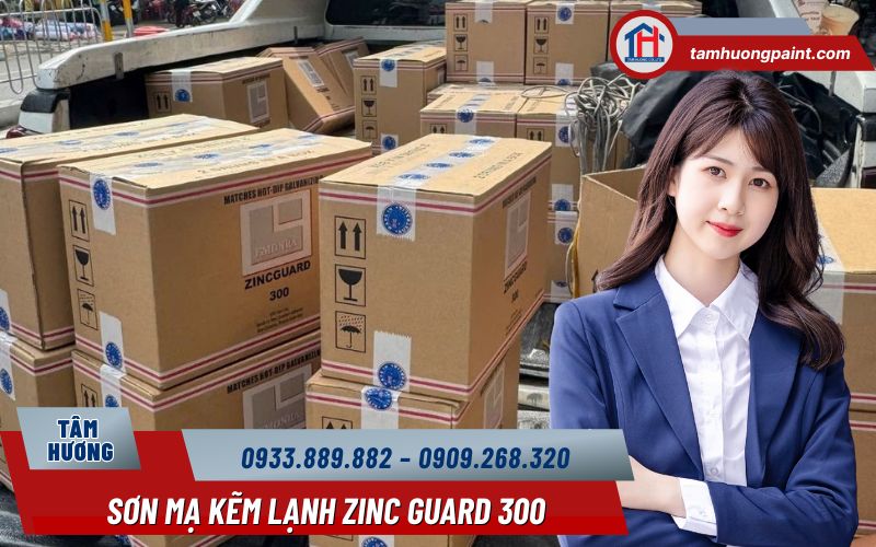 Vì sao nên mua sơn mạ kẽm lạnh Zinc Guard 300 tại Tâm Hương?