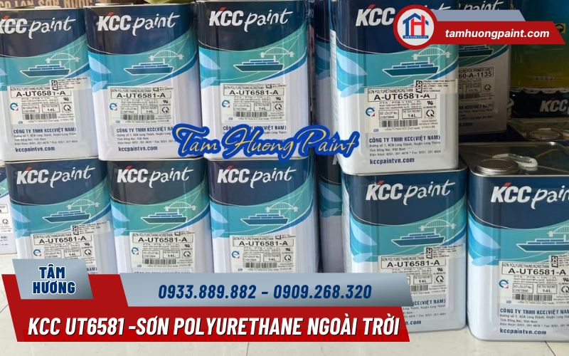 Thi công Sơn KCC UT6581Clifton Grey